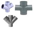 Derivación pvc doble plano M-h